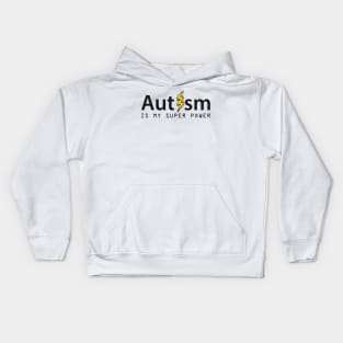 'Autism Is My Superpower' Autism Awareness Shirt Kids Hoodie